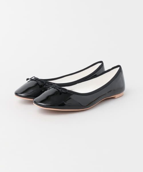 ＊＊SENSE OF PLACE by URBAN RESEARCH / センスオブプレイス バイ アーバンリサーチ バレエシューズ | ボロネーゼバレエシューズ（BLACK）