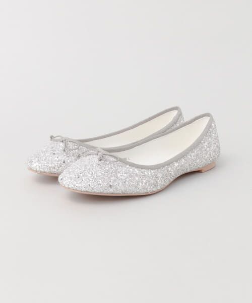 ＊＊SENSE OF PLACE by URBAN RESEARCH / センスオブプレイス バイ アーバンリサーチ バレエシューズ | ボロネーゼバレエシューズ（SILVER）