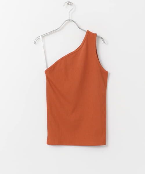 ＊＊SENSE OF PLACE by URBAN RESEARCH / センスオブプレイス バイ アーバンリサーチ タンクトップ | ワンショルダートップス（ORANGE）