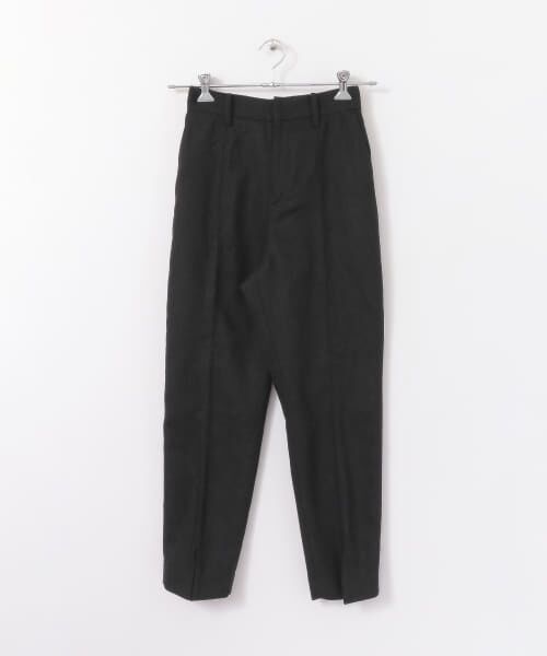 ＊＊SENSE OF PLACE by URBAN RESEARCH / センスオブプレイス バイ アーバンリサーチ その他パンツ | フロントスリットテーパードパンツ（BLACK）