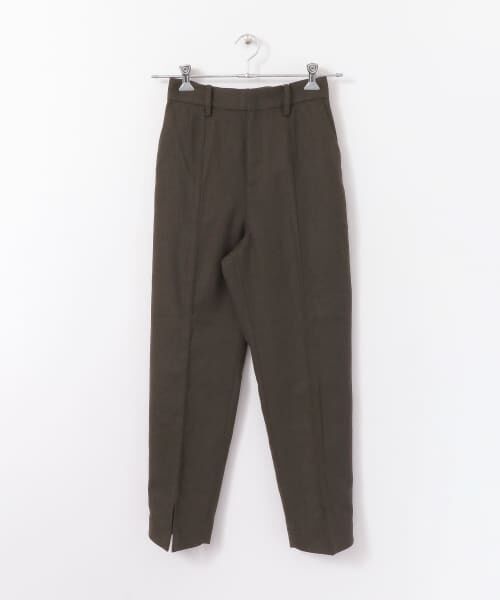 ＊＊SENSE OF PLACE by URBAN RESEARCH / センスオブプレイス バイ アーバンリサーチ その他パンツ | フロントスリットテーパードパンツ（BROWN）