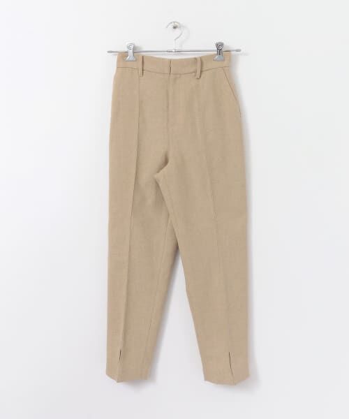 ＊＊SENSE OF PLACE by URBAN RESEARCH / センスオブプレイス バイ アーバンリサーチ その他パンツ | フロントスリットテーパードパンツ（BEIGE）