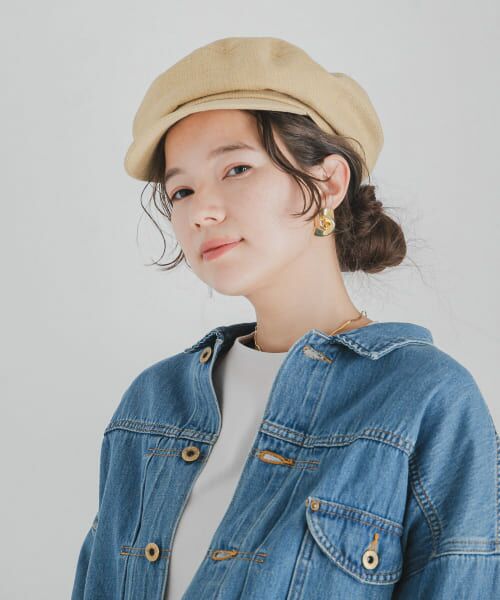 ＊＊SENSE OF PLACE by URBAN RESEARCH / センスオブプレイス バイ アーバンリサーチ ハンチング・キャスケット・ベレー帽 | ワークキャスケット（BEIGE）