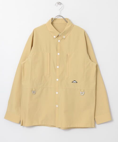 ＊＊SENSE OF PLACE by URBAN RESEARCH / センスオブプレイス バイ アーバンリサーチ シャツ・ブラウス | MOUNTAINSMITH　ストレッチシャツ（BEIGE）