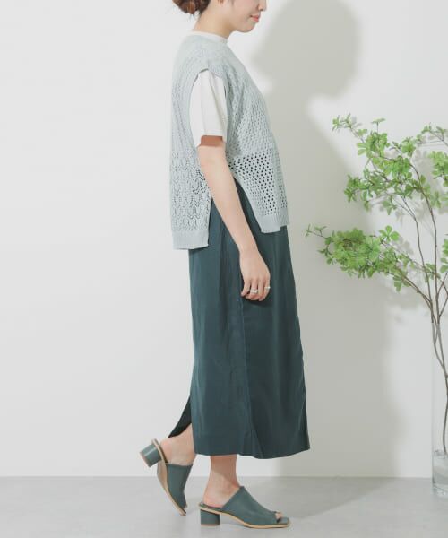 セール】 リネンレーヨン ラップスカート （スカート