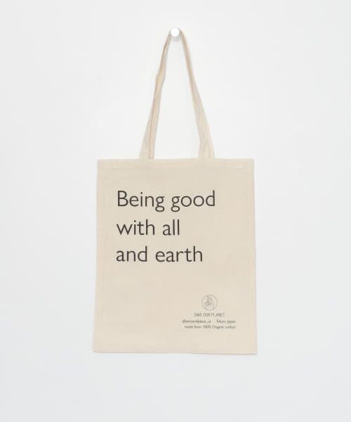 ＊＊SENSE OF PLACE by URBAN RESEARCH / センスオブプレイス バイ アーバンリサーチ その他雑貨 | オーガニックコットンショップバッグ（英語）
