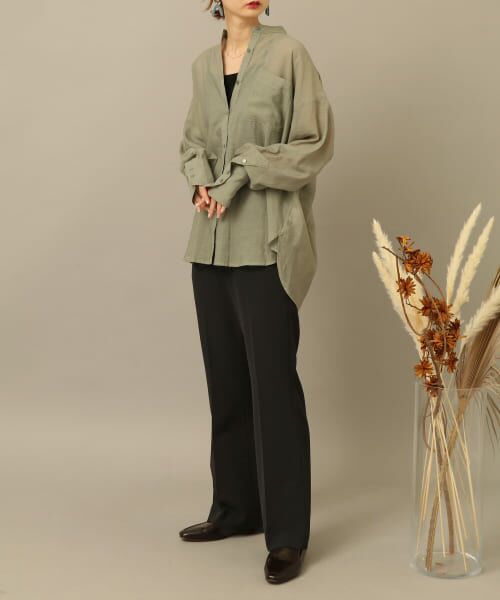 ＊＊SENSE OF PLACE by URBAN RESEARCH / センスオブプレイス バイ アーバンリサーチ その他パンツ | センタープレスキックフレアパンツ（BLACK）