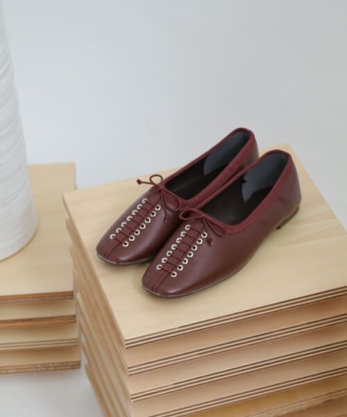 ＊＊SENSE OF PLACE by URBAN RESEARCH / センスオブプレイス バイ アーバンリサーチ バレエシューズ | レースアップバレエシューズ（BORDEAUX）