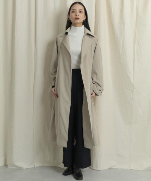 クリドビ様アントゲージ☆ボリュームスリーブトレンチコート トレンチコート ボリュームスリーブトレンチコート ピンク