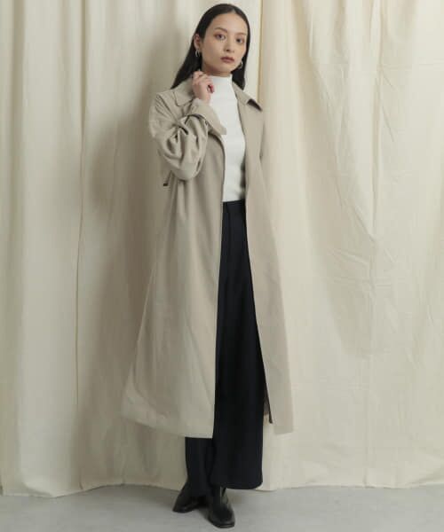 セール】 ボリュームスリーブトレンチコート （トレンチコート