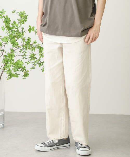 ＊＊SENSE OF PLACE by URBAN RESEARCH / センスオブプレイス バイ アーバンリサーチ その他パンツ | カラーワイドパンツ（IVORY）