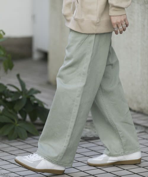 ＊＊SENSE OF PLACE by URBAN RESEARCH / センスオブプレイス バイ アーバンリサーチ その他パンツ | カラーワイドパンツ（L.KHAKI）