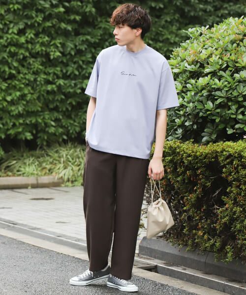 セール】 リネンライクタックワイドパンツ （その他パンツ