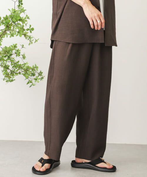 アプワイザーリッシェ　リネンライクショートパンツ　モカ　新品タグ付き ツーハッチ tu-hacci 《ブラモネ for relax》リブレースキャミお