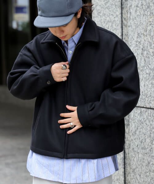 フルジップブルゾン セール】 Newzealandwoolジップブルゾン （ブルゾン）｜＊＊SENSE OF