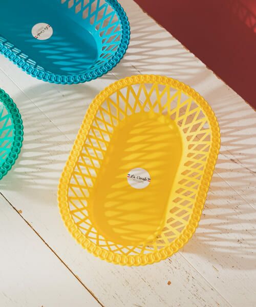 ＊＊SENSE OF PLACE by URBAN RESEARCH / センスオブプレイス バイ アーバンリサーチ キッチンツール | BLOMSTER　LA CARAFE バスケット（YELLOW）