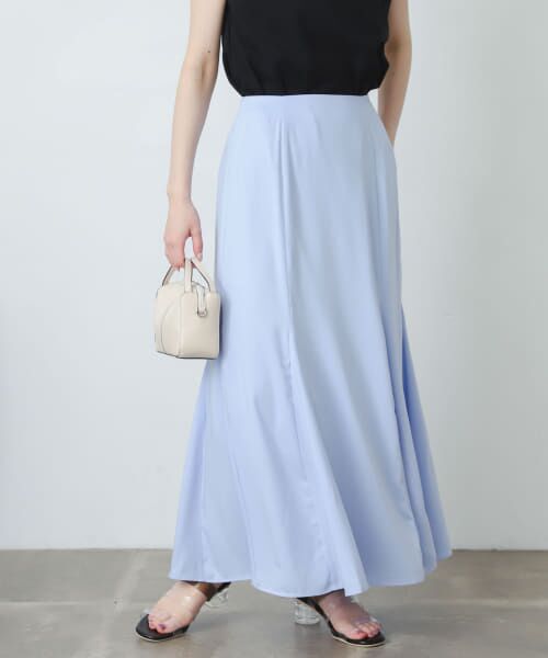 ＊＊SENSE OF PLACE by URBAN RESEARCH / センスオブプレイス バイ アーバンリサーチ スカート | マーメイドナロースカート（L.BLUE）