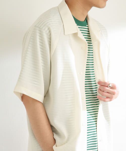 freshservice オープンカラーシャツ Fresh Service (フレッシュサービス) COOLFIBER OPEN COLLAR S/S