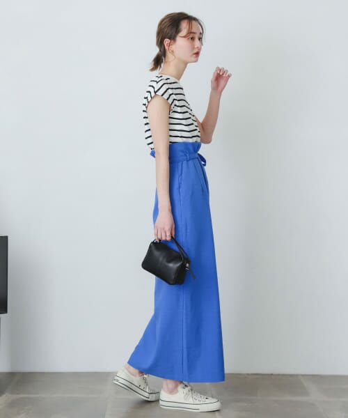 セール】 『XS・TALL展開あり』リネンライクハイウエストラップ