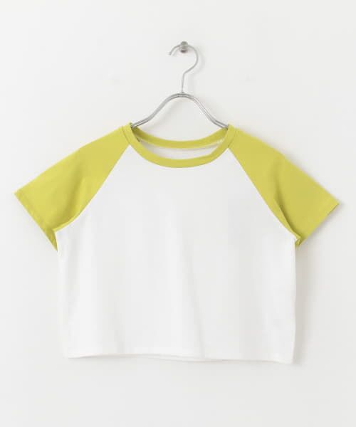 セール】 ラグランスリーブバイカラーミニTシャツ （Tシャツ