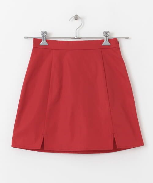 ＊＊SENSE OF PLACE by URBAN RESEARCH / センスオブプレイス バイ アーバンリサーチ スカート | カラフル台形ミニスカート（RED）