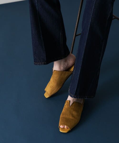 ＊＊SENSE OF PLACE by URBAN RESEARCH / センスオブプレイス バイ アーバンリサーチ サンダル | スリットサンダル（YELLOW）