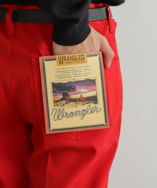 ＊＊SENSE OF PLACE by URBAN RESEARCH / センスオブプレイス バイ アーバンリサーチ その他パンツ | Wrangler　WRANCHER DRESS（RED）