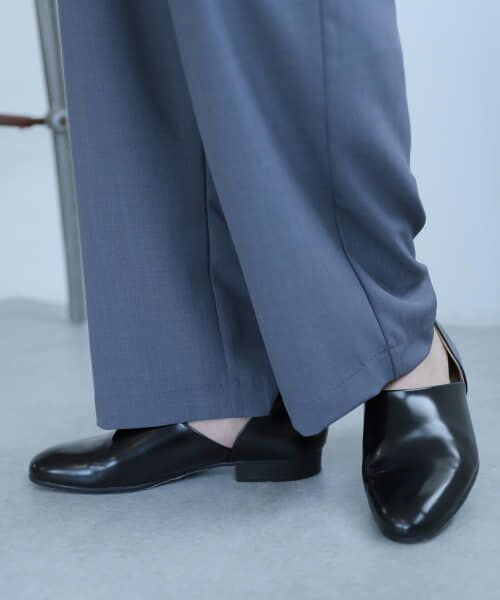 HARUTA レザースポックシューズ （フラットシューズ