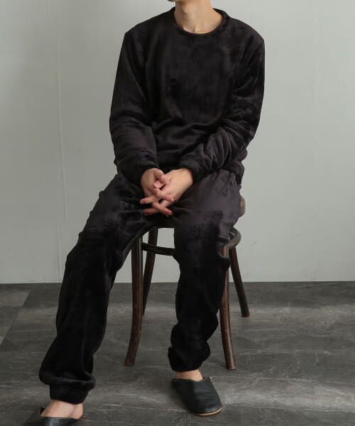 ＊＊SENSE OF PLACE by URBAN RESEARCH / センスオブプレイス バイ アーバンリサーチ ルームウェア | FRUIT OF THE LOOM　ルームウェア（BLACK）