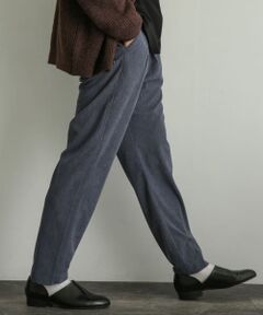 コーデュロイタックテーパードパンツ