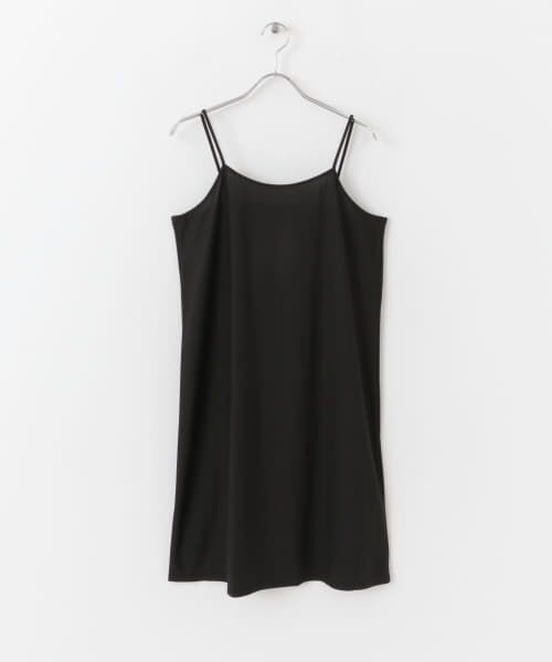 ＊＊SENSE OF PLACE by URBAN RESEARCH / センスオブプレイス バイ アーバンリサーチ その他インナー・ルームウェア | インナーキャミワンピース（BLACK）