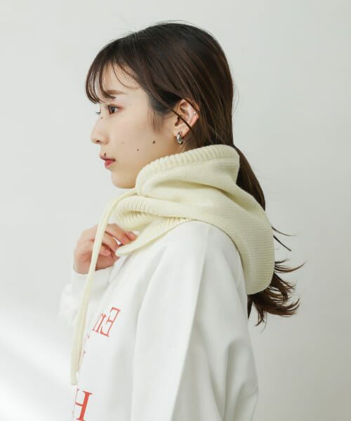 ＊＊SENSE OF PLACE by URBAN RESEARCH / センスオブプレイス バイ アーバンリサーチ ニットキャップ | バラクラバ（IVORY）