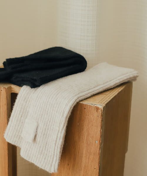 ＊＊SENSE OF PLACE by URBAN RESEARCH / センスオブプレイス バイ アーバンリサーチ 手袋 | リサイクルMIXヤーンアームウォーマー（IVORY）