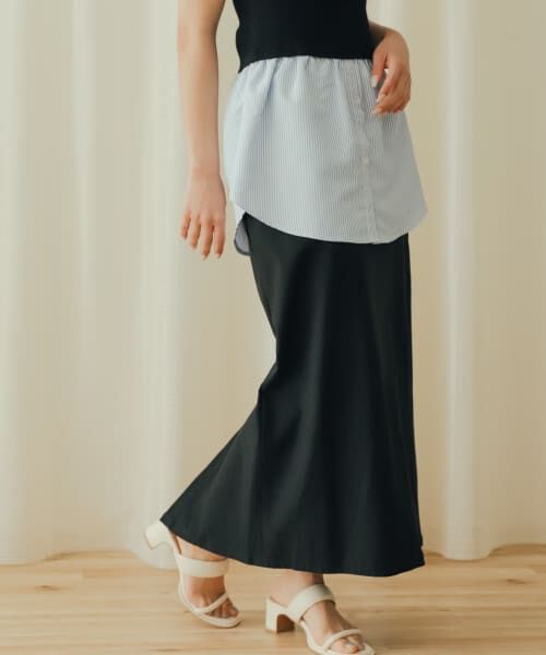 ⭐️25新作 ♡ A.L.C. アイボリー色レーススカートセット 新品♡　019 osharewalker ニット スカート レディース ロング Aライン 編み
