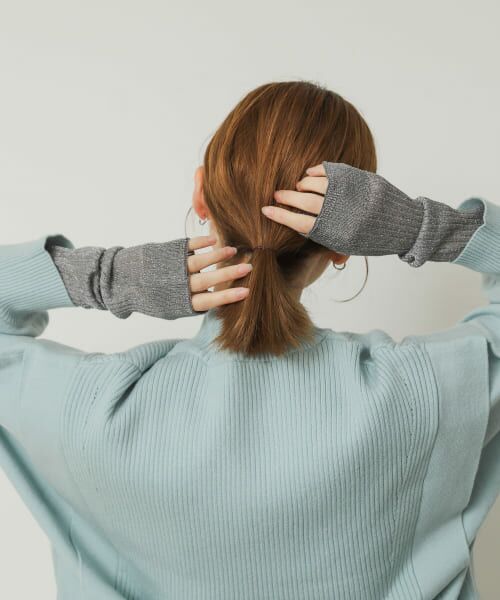 ＊＊SENSE OF PLACE by URBAN RESEARCH / センスオブプレイス バイ アーバンリサーチ 手袋 | アソートアームウォーマー（GRAY）