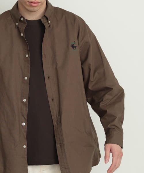 ＊＊SENSE OF PLACE by URBAN RESEARCH / センスオブプレイス バイ アーバンリサーチ シャツ・ブラウス | 『別注』GREENWICH POLO CLUB×SENSE OF PLACE 　シャツA（KHAKI）