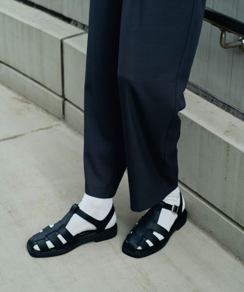 ＊＊SENSE OF PLACE by URBAN RESEARCH / センスオブプレイス バイ アーバンリサーチ サンダル | グルカサンダル（BLACK）