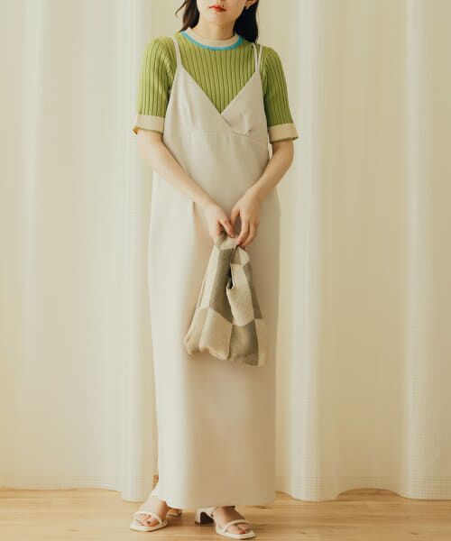 セール】 ダブルストラップキャミワンピース （ワンピース