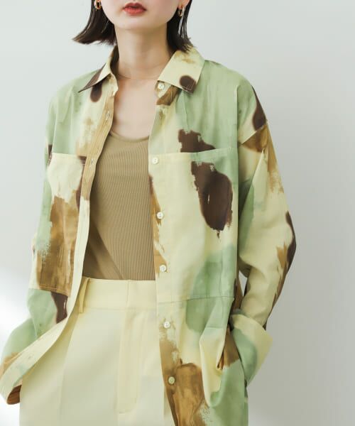 ＊＊SENSE OF PLACE by URBAN RESEARCH / センスオブプレイス バイ アーバンリサーチ シャツ・ブラウス | シアービッグポケットチュニックシャツ（YELLOW）