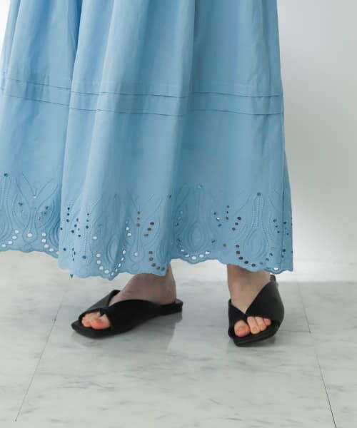 ＊＊SENSE OF PLACE by URBAN RESEARCH / センスオブプレイス バイ アーバンリサーチ サンダル | カバートングサンダル（BLACK）