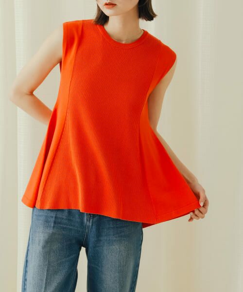 ＊＊SENSE OF PLACE by URBAN RESEARCH / センスオブプレイス バイ アーバンリサーチ ニット・セーター | フレアノースリーブセーター（CORAL）