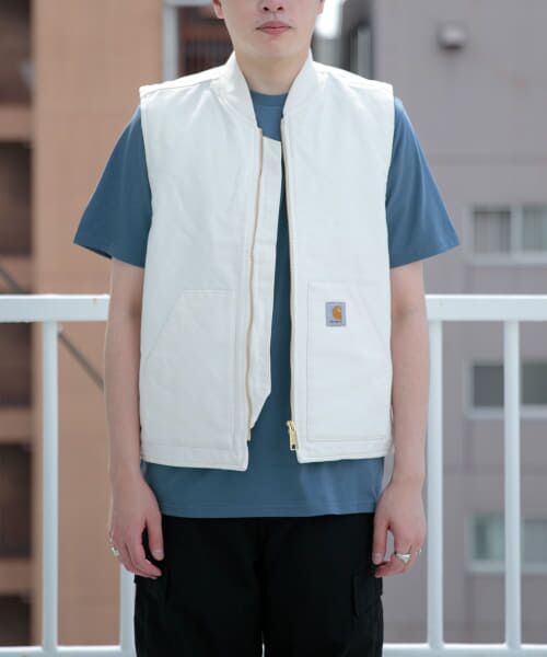 ＊＊SENSE OF PLACE by URBAN RESEARCH / センスオブプレイス バイ アーバンリサーチ その他アウター | carhartt　CLASSIC VEST（WAX）