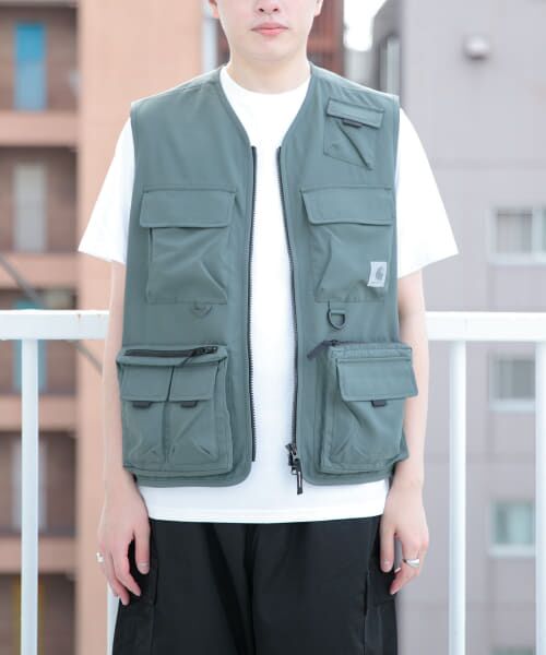 【タグ付き試着のみ】Carhartt WIP ELMWOOD VEST Carhartt WIP - Elmwood Vest in Black Carhartt WIP