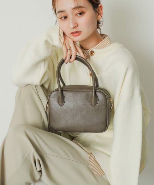 ＊＊SENSE OF PLACE by URBAN RESEARCH / センスオブプレイス バイ アーバンリサーチ ボストンバッグ | 2WAYスクエアボストンバッグ（MOCHA）