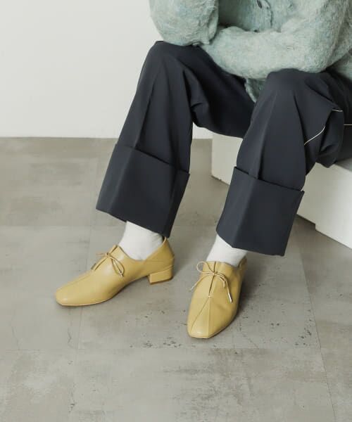 ＊＊SENSE OF PLACE by URBAN RESEARCH / センスオブプレイス バイ アーバンリサーチ シューズ | タックリボンステップオンシューズ（BEIGE）