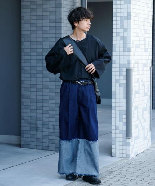 Eaphi エフィ　デニム WAVE DESIGN HIGH WAIST DENIM