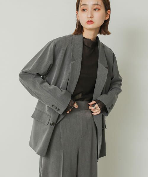 ＊＊SENSE OF PLACE by URBAN RESEARCH / センスオブプレイス バイ アーバンリサーチ その他アウター | ダブルテーラードジャケット（GRAY）