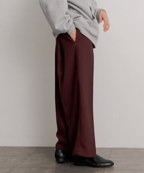 セール】 ハードツイルセンタープレスワイドパンツ （その他
