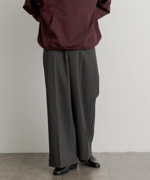 セール】 ハードツイルセンタープレスワイドパンツ （その他