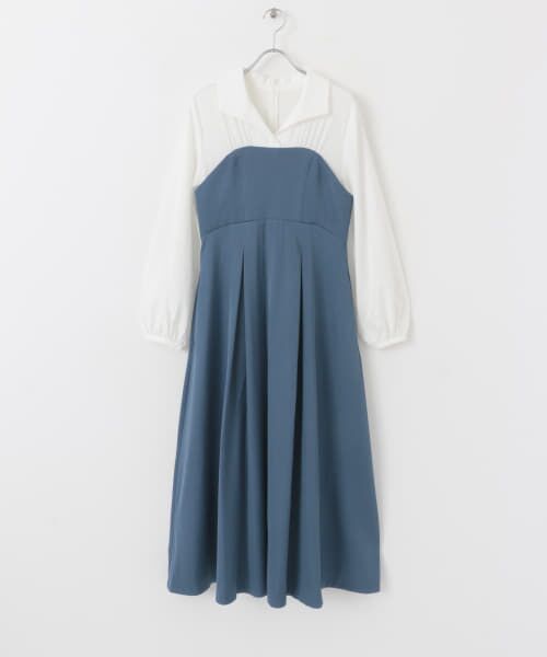 専用です [なさま　ワンピースとブラウスの2点] トップスとワンピース2点セット 全2色 シアーブラウス[品番